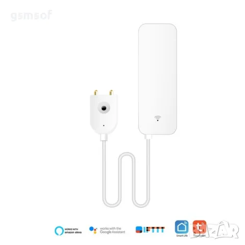 WiFi алармен, известителен датчик за ниво на вода (наводнение) - известява на телефон, снимка 6 - Друга електроника - 47715396