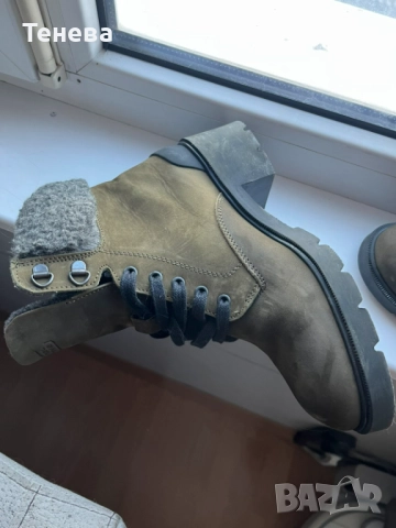 Зимни дамски боти велур, снимка 4 - Дамски боти - 52231777