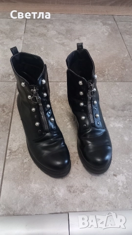 Боти естествена кожа 39 и 40 номер, снимка 4 - Дамски боти - 52746437
