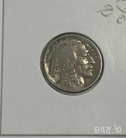 САЩ 5 цента 1936 година - Buffalo, снимка 2 - Нумизматика и бонистика - 55896670