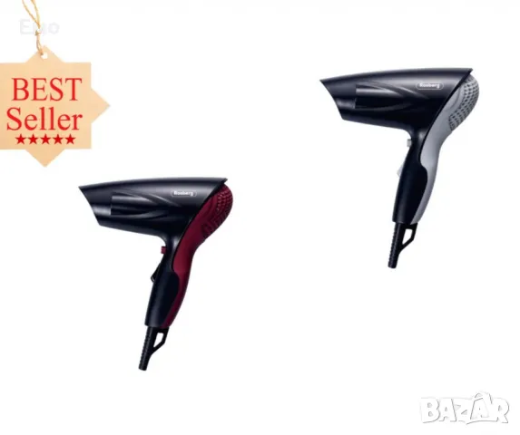 Сешоар, 1200W, 2 скорости, без концентратор, снимка 9 - Сешоари - 48479405