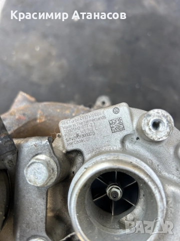 49373-01004. Турбо с изпускателен колектор за Vw голф 6 бензин 1.4 TSI. 122кс. 2010г. забележки , снимка 2 - Части - 55941712