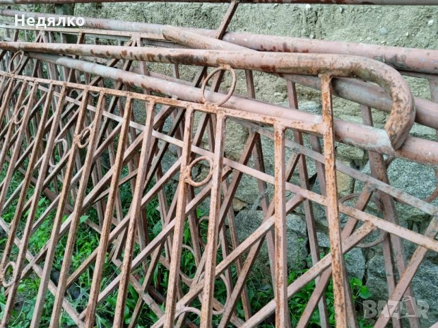 Интериорна ограда,истинско ковано желязо,стара изработка, снимка 4 - Огради и мрежи - 34437268