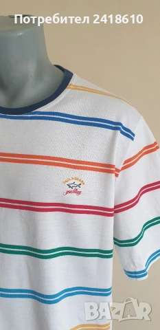 Paul & Shark Cotton Made in Italy Mens Size L  ОРИГИНАЛ! Мъжкa Тениска!, снимка 15 - Тениски - 53927250