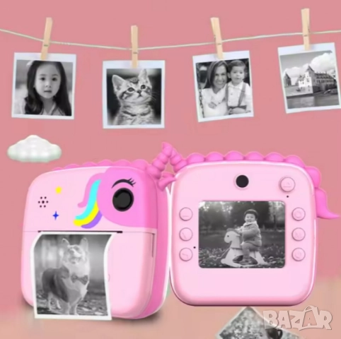 Детски цифров фотоапарат с незабавен печат – Създай магията сам, снимка 4 - Други - 52579269