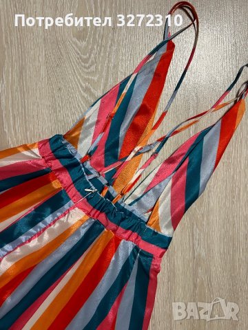 Цветна лятна дамска рокля с гол гръб, снимка 5 - Рокли - 42038930