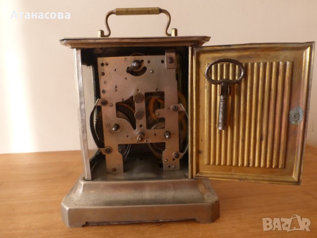 Немски настолен механичен часовник с латерна JUNGHANS Юнгханс Жокер 1920 г, снимка 7 - Антикварни и старинни предмети - 44202747