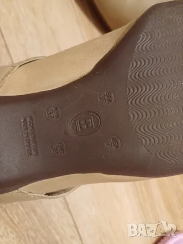 Дамски бежови боти от естествена кожа, 36-38, снимка 6 - Дамски боти - 48376310