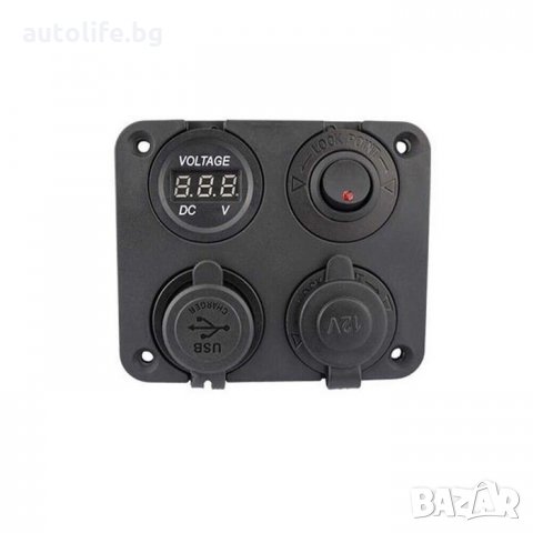 Разклонител за Запалка Волтметър и 2x USB за камиони, лодки, АТВ..., снимка 7 - Аксесоари и консумативи - 34968137