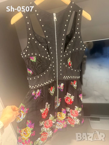 Ефектна рокля на цветя, снимка 5 - Рокли - 54199154