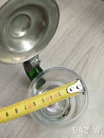 Ретро халба с капак, снимка 4 - Други ценни предмети - 48489425