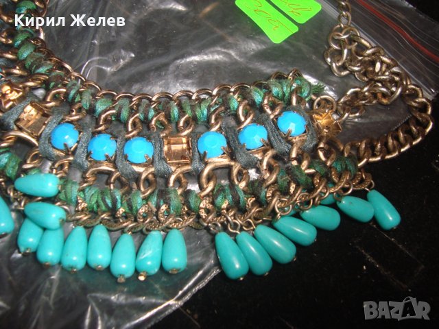 ZARA МАРКОВА РАЗКОШНА ОГЪРЛИЦА ЗАРА РЪЧНА ИЗРАБОТКА 16900, снимка 9 - Колиета, медальони, синджири - 30711760