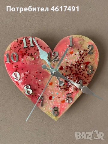 Декоративен часовник от епоксидна смола