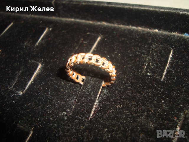 СТАР МЕДЕН АЖУРЕН ПРЪСТЕН ТИП ХАЛКА ВЪЗРОЖДЕНСКИ СТИЛ 20947