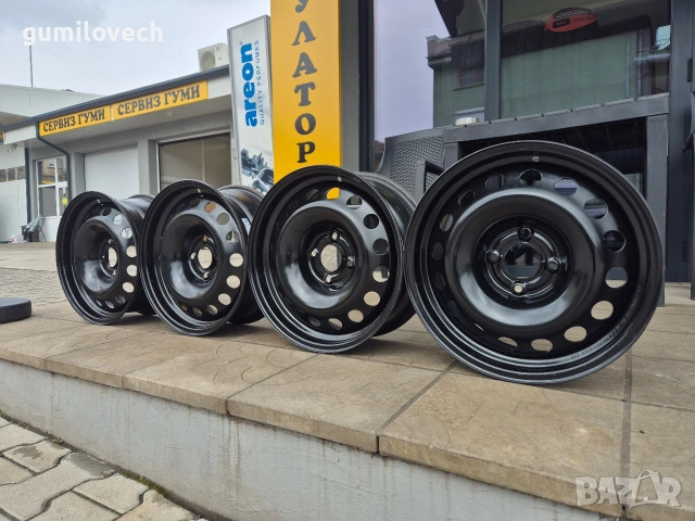 4бр.Оригинални метални джанти Ситроен Пежо 16 цола 