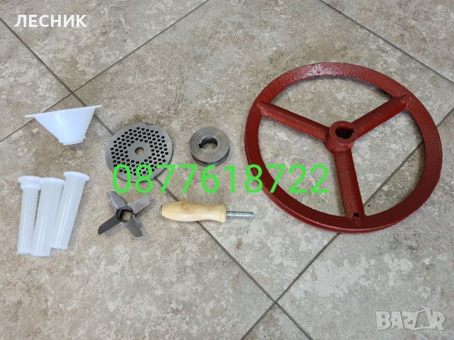 Румънска месомелачка 32 номер чугунена, снимка 6 - Месомелачки - 33736773