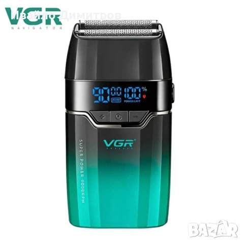 Професионална машинка за бръснене VGR V-308 с метален корпус, снимка 2 - Машинки за подстригване - 54215227