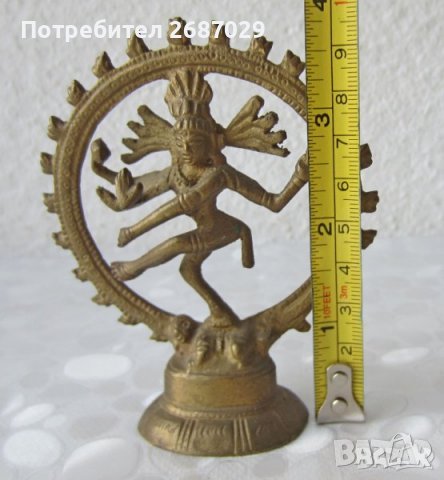 Индия божество метал бронз фигура пластика статуетка , снимка 5 - Други - 35524857