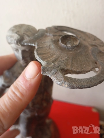 Стара статуетка, снимка 2 - Други ценни предмети - 54299015