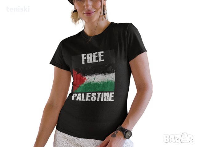 Тениски FREE PALESTINE Свобода за Палестина 2 модела, снимка 2 - Тениски - 42872413