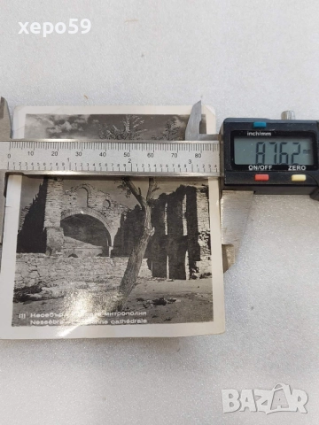 Много рядка фотография от стария Несебър''Старата митрополия'' църквата Света София 1959 год., снимка 4 - Филателия - 52517225