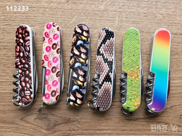 Victorinox с custom чирени, снимка 2 - Ножове - 56309236