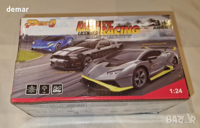 Lamborghini RC Дрифт Количка, 1:24 Мини 4WD с дистанционно, снимка 9 - Коли, камиони, мотори, писти - 53934870