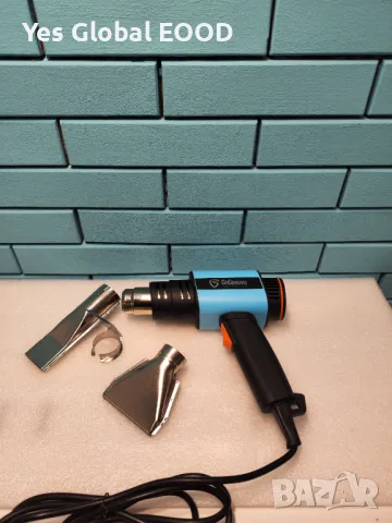 GoGonova 2000W Горещ Въздушен Пистолет с LCD Дисплей, 50℃-650℃, снимка 1