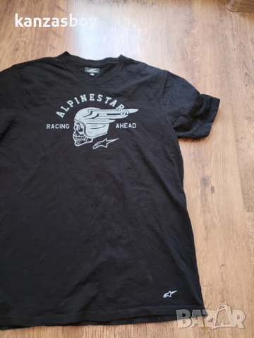 alpinestars - страхотна мъжка тениска КАТО НОВА L, снимка 3 - Тениски - 50774914