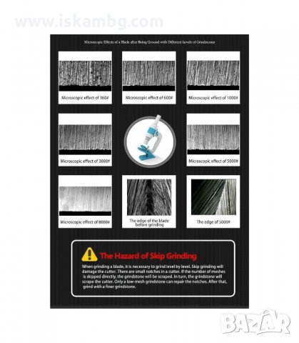 ЯПОНСКИ БРУС ЗА ЗАТОЧВАНЕ НА НОЖОВЕ С ДЪРВЕНА СТОЙКА - код 2813, снимка 4 - Други инструменти - 33917065