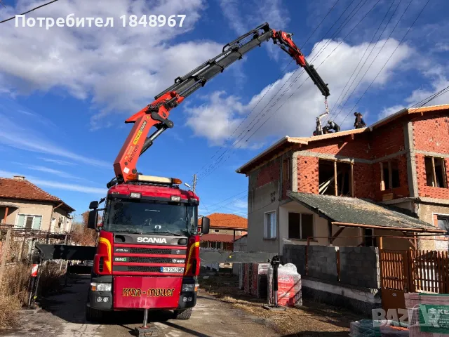 Камион с кран, Автокран, Самосвал с кран, снимка 12 - Други услуги - 32636383