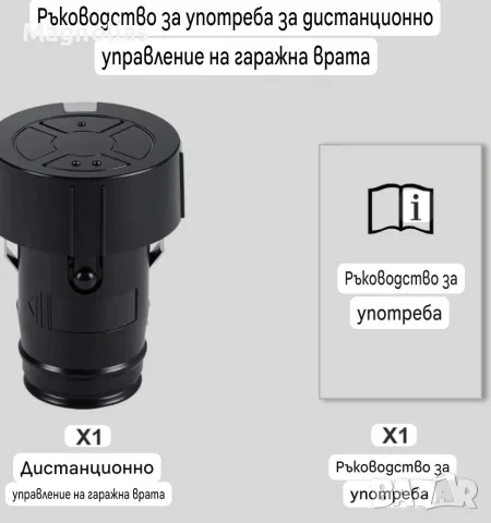 Дистанционно Управление 868MHz HSZ2 868-BS Norman с 4 бутона, снимка 3 - Други - 55710381