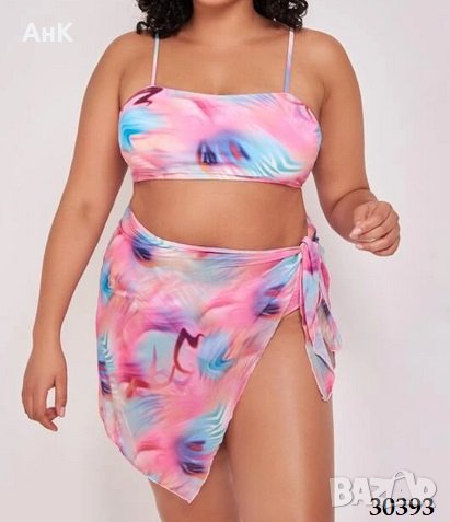 Различни Сетове от три части бански костюм хл-4хл, снимка 7 - Бански костюми - 37845651