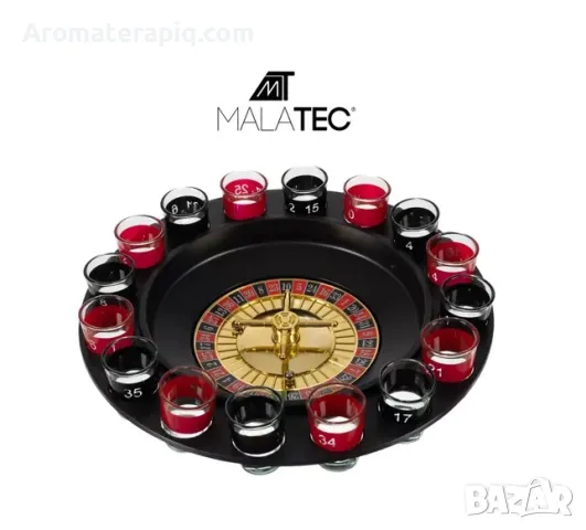 Парти игра Алкохолна рулетка с чаши за шотове 29 см, снимка 2 - Игри и пъзели - 50256747