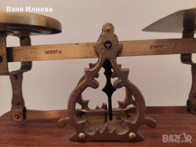 Везна , снимка 3 - Антикварни и старинни предмети - 53943751