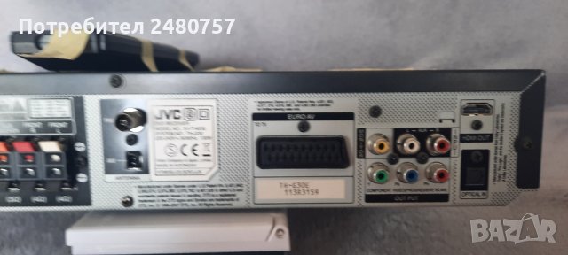 DVD  видео  JVC, снимка 3 - Плейъри, домашно кино, прожектори - 42797232