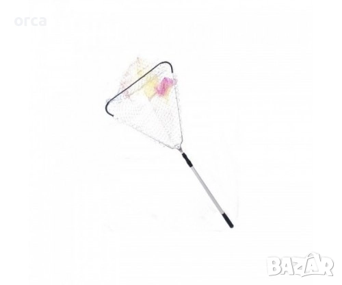 Кеп за риболов с глава корда 60см телескопична дръжка 2.50м, снимка 4 - Такъми - 51486270