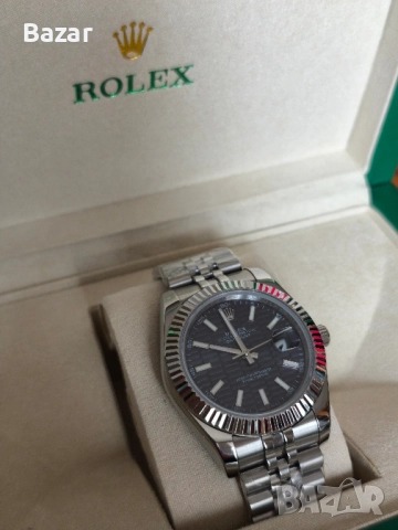 Rolex 41mm Dark blue Пълен Комплект Автоматичен Самонавиващ се механизъм топ изработка със sapphire , снимка 8 - Мъжки - 52466311