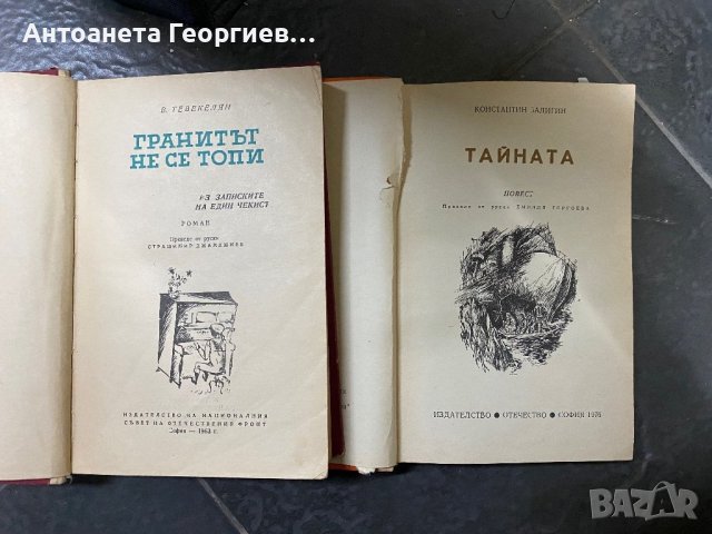 Тавекелян - Гранитът не се топи, Бадигин - Тайната, снимка 1 - Художествена литература - 40304279