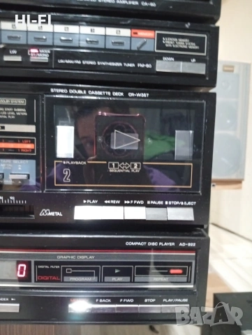 fisher сет, снимка 2 - Ресийвъри, усилватели, смесителни пултове - 54030128