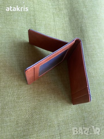 Кожен калъф за пари и документи/портмоне, снимка 5 - Портфейли, портмонета - 42813237