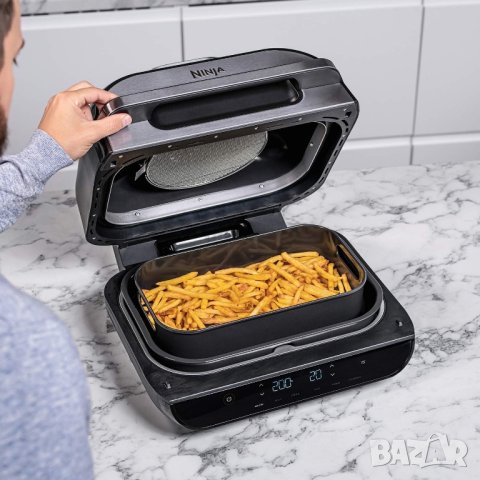 Грил NINJA Foodi MAX Grill & Air Fryer, снимка 3 - Скари - 42445581