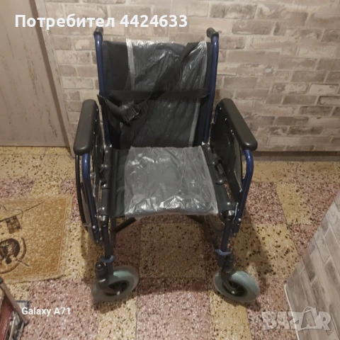 Инвалидна количка чисто нова за хора със наднормено тегло. 250кг., снимка 1