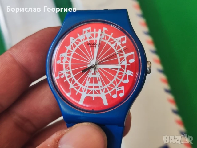 Кварц часовник Swatch prater melodies 2016 г, снимка 5 - Мъжки - 50874851
