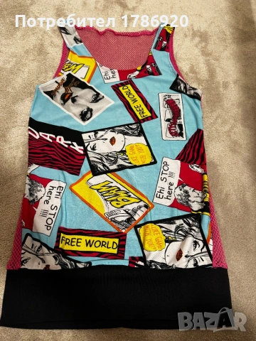 💋 Дамски потник Pop Art - смел урбанистичен стил! 💋, снимка 4 - Потници - 53169088