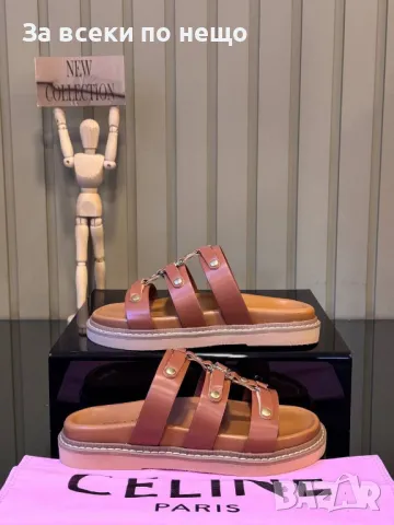 Celine Дамски Чехли Селин - Налични Различни Цветове Код E274, снимка 15 - Чехли - 50415319