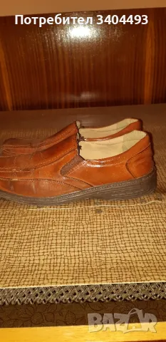 Мъжки кожени обувки, снимка 4 - Ежедневни обувки - 48467766