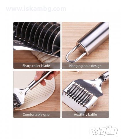 РОЛКОВ НОЖ ЗА РЯЗАНЕ НА ТЕСТО ЗА ПАСТА - код 3127, снимка 6 - Други - 33890112