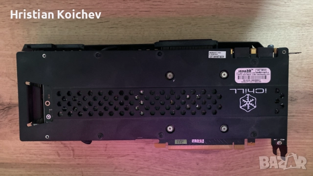Inno3D GeForce GTX 1080 Ti iChill X3 11gb, снимка 4 - Видеокарти - 52880777