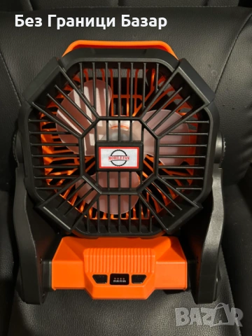 Нов Преносим вентилатор + LED осветление 2 в 1 5V/2A бързо зареждане, снимка 2 - Други стоки за дома - 53963878